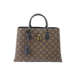 LOUIS VUITTON Flower Tote Monogram Noir Black Canvas Bag